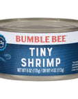 Bumble Bee Tiny Canned Shrimp 6 oz Can  Wild Caught Shrimp  22g Protein per Serving  Gluten Free