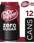 DR PEPPER ZERO SUGAR  12 OZ 12 PK