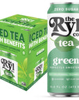 Ryl Iced Tea Green Tea Antioxidant Superblend Zero Sugar Zero Carb Zero Calorie Iced Tea 160 Fl Oz 4Pack