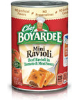 Chef Boyardee Mini Ravioli, 15 oz, 4 Pack