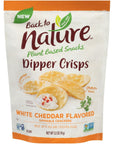 Back To Nature Non-Gmo Dipper Crisps, White Cheddar, 3.2 Ounce