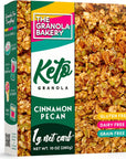 TGB Cinnamon Keto Granola | 1g Net Carb Cereal | Gluten Free Low Carb Nut Snack, 10 Ounces