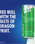 Red Bull Green Edition Dragon Fruit Energy Drink 84 Fl Oz 4 Cans