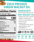 Octonuts Cold Pressed Almond & Walnut Oil, 8 ounce, Made with California Almonds and Walnuts, Plant-based, Keto, Paleo Friendly, Vegan, Gluten Free, Almond & Walnut, 2-Pack