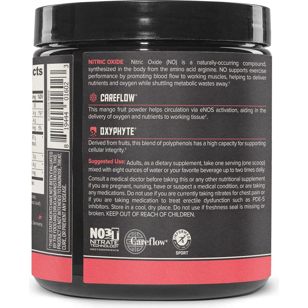 ONNIT Total Nitric Oxide - Caffeine Free Pre Workout Powder w/ Beet Root