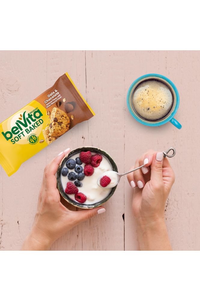 Belvita Soft Baked Oats  Chocolate Breakfast Biscuits 6 Boxes of 5 Packs 1 Biscuit Per Pack