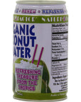 Nature Factor Organic Coconut Water  Coconut Water Organic Pure Coconut Water Pressed Coconut Water Organic Electrolytes  10 Fl Oz Pack of 12