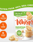 Whisps Cheese Crisps Variety Pack | Protein Chips | Healthy Snacks | Protein Snacks, Gluten Free, High Protein, Low Carb Keto Food | Parmesan, Cheddar, Asiago, Garlic Herb, Ranch (2.12 Oz, 5 Pack)