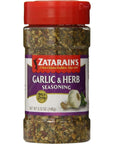 Zatarain's Big Zesty Spice Garlic Herb 5.1200 - ounces (Pack of6)