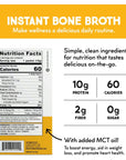 Bone Brewhouse - 2 pack - Chicken Bone Broth Protein Powder - Lemon Ginger Flavor - Keto & Paleo Friendly - Instant Soup Broth - 10g Protein - Natural Collagen & Gluten-Free - 10 Individual Packets