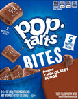 PopTarts Baked Pastry Bites Kids Snacks School Lunch Frosted Chocolatey Fudge 7oz Box 5 Pouches