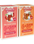 Southern Breeze Cold Brew Sweet Tea Variety Pack Iced Tea with Black Tea and Zero Carbs Zero Sugar 20 Individually Wrapped Tea Bags Pack of 2 Seasonal Flavors Sweet Cherry  Blood Orange