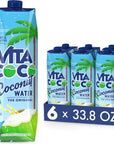 Vita Coco Coconut Water Original 338 Fl Oz Pack of 6