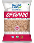 Nature Land Organics Red Rice Poha - 500G Pouch