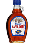 Carys Pure Maple Syrup Grade A Amber 8 Fluid Ounces