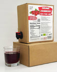 Organic Cranberry Juice Box 1014 Fl Oz  100 Pure Cranberry Juice No Added Sugar Not From Concentrate  Vegan Organic Non GMO Natural Unsweetened Cranberry Juice