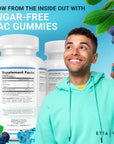 World's First Sugar-Free NAC Gummies, N-Acetyl Cysteine Supplement (MCT-Oil Coated for Absorption) NAC Supplement for Respiratory Health, Liver Detox & Cleanse, Kidney, Antioxidant Support, Vegan 60ct