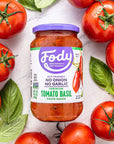 Fody Foods Tomato Basil Pasta Sauce 194 Ounces Low Fodmap Certified Sensitive Recipe  Gut Friendly Premium Quality Ingredients NonGMO Pack of 3