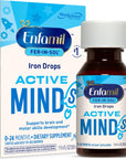 Enfamil Fer-In-Sol Iron Supplement Drops for Infants & Toddlers, Supports Brain Development, 50 mL Dropper Bottle