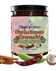 Christmas Crunch Mild  RED  GREEN Chilies from Hatch New Mexico  with Sweet Savory Crispy Crunchy Spices