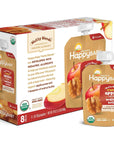 Happy Baby Organics Nutty Blends, Apple & Walnut Butter, 3 Ounce (Pack of 8)