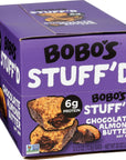 Bobos Stuffd Chocolate Almond Butter Oat Bar Non GMO 25 Ounces Pack Of 12