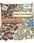 FabQuals Combo 15LB 96 Count Atkinson Peanut Butter Bars Candy Old Fashioned 075LB  Chick O Sticks Candy 075LB I Peanut Butter Logs Chico Stick Candy Bulk Chickostick Candy Peanut Butter Candy