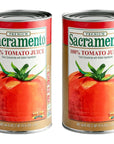 Sacramento Tomato Juice  Vegetable Juice Beverage  No Added Sugar No High Fructose Corn Syrup Gluten Free and Vegan  100 Tomato Juice  46 Fl oz Can of BETRULIGHT Value Pack of 2 Tomato Juice 46 FL OZ Can