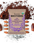 Bearded Brothers Organic Vegan Energy Bars - Gluten & Soy Free, Paleo, Whole 30 | Non GMO, Low Glycemic, High Protein, Fiber | 12pk Maca Chocolate