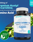 My Lyfe Nutrition Acetyl L-Carnitine 1500mg Capsules