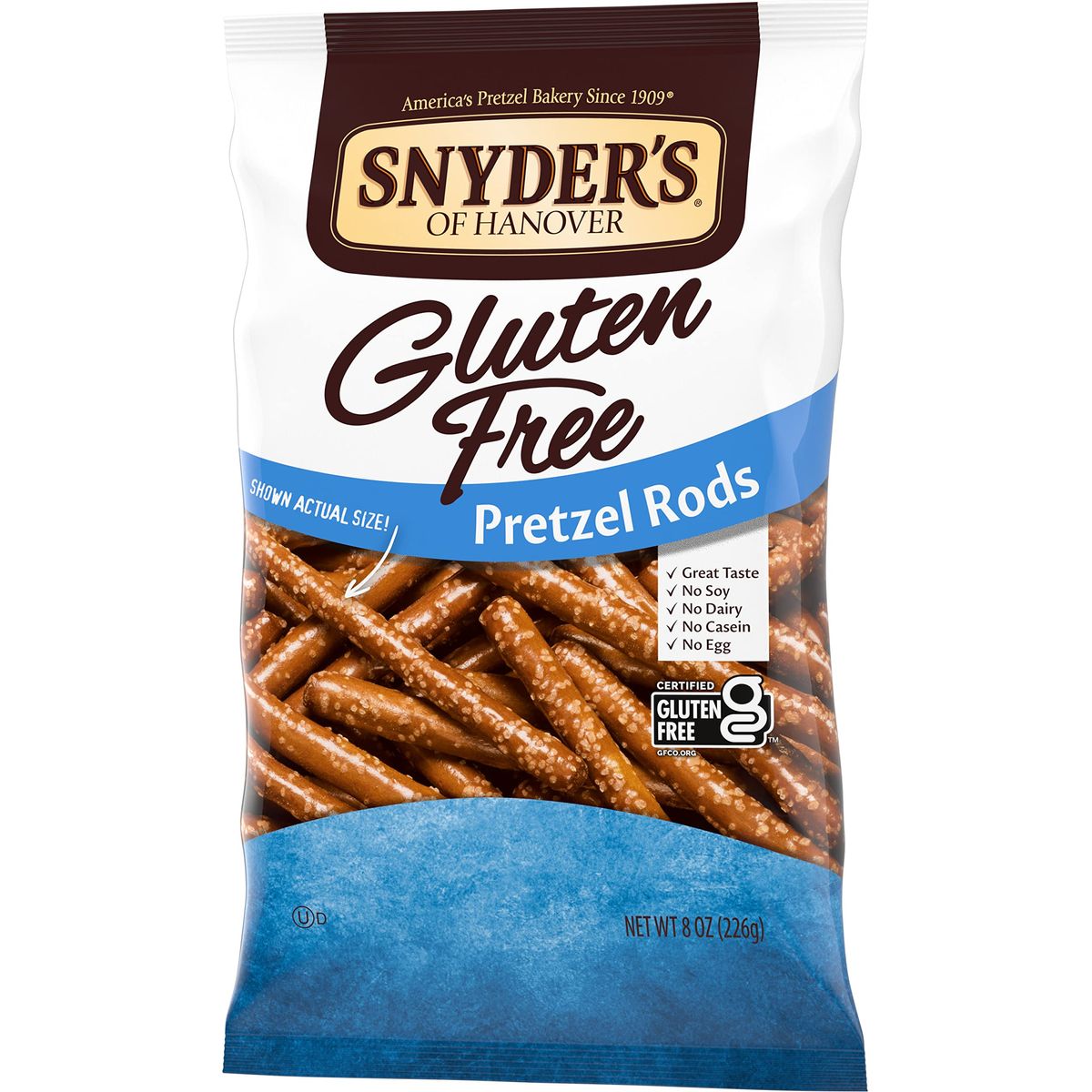 Snyders of Hanover Gluten Free Pretzels 8 Oz