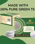 BREWIX Green Tea Bags From Himalayas 120 Round Tea Bag Vacuum Packed for Freshness  Naturally Gluten Free I High Elevation Grown Green Tea Leaves From Himalayas  Pure Green Tea  Darjeeling Tea  Green Tea Loose Leaf  Brew Hot or Iced