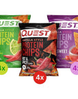 Quest Nutrition Tortilla Style Protein Chips Variety Pack, 12 Count (3 Each Flavor)