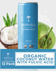 Sriphala Mineral Rich Nutritious Coconut Water Organic  with Fulvic Acid  Electrolyte Water  NonGMO Keto GlutenFree No Sugar Added Tasteful Vitamin Water Energy Quench 1332 Fl Oz12pack