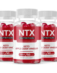 Official 3 Pack NTX Keto BHB Gummies for Weight Loss 180 Gummies