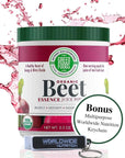 Green Foods - Organic Beet Essence Juice Powder- Nitric Oxide Super Food