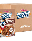 Kelloggs Frosted Flakes Breakfast Cereal Kids Cereal Family Breakfast Chocolate Milkshake 12 Boxes