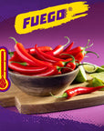 Takis Fuego Rolled Spicy Tortilla Chips, Hot Chili Pepper Lime Flavored Hot Chips, 20 Ounce Fiesta Size Bag