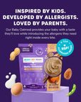 Ready, Set, Food! Organic Baby Oatmeal Cereal | Pumpkin Cinnamon 2-Pack | Organic Baby Food with 9 Top Allergens | Unsweetened | Fortified with Iron | 15 Servings