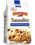 Pepperidge Farm Sausalito Crispy Milk Chocolate Macadamia Nut Cookies 72 OZ Bag 8 Cookies