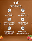 Syruvia Blue Curacao  Strawberry Summer magic Variety Pack  254oz Ideal for Cocktails Desserts Italian Soda Ice and More Kosher and GlutenFree