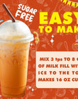 Sugar Free Thai Tea Mix (makes 21 Cups) - Drink mix in minutes. (11.3 Fl Oz)