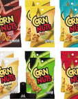 Corn Nuts Variety Pack  12 Pack  4 Ounces Each  Loaded Taco Chile Picante Ranch Original Mexican Street Corn and BBQ  Bulk Box  With Mighty Merchandise Bag Clip