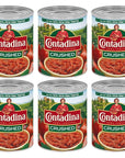 Contadina Crushed Tomatoes 28 oz Pack of 6 Cans