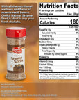 Baker's Choice Whole Natural Sesame Seeds - For Baking And Cooking - All Natural Food Seasoning - Resealable Container - Gluten Free, Kosher - 4 Oz. (113g)