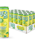 PLEZi FiZZ Carbonated Juice Drink  with Real Fruit Juice  70 Less Sugar  Plus Vitamin C and Fiber  LowSugar Bubbly Beverages for Kids  Great Soda Replacement  Lemon Lime Squeeze 84 fl oz