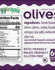 Veggicopia Greek Olives Variety Pack, Whole30 Approved (1oz bags, 48-pack) | Green Olives & Kalamata Olives | Keto Tasty Pitted Snack Olives from Greece | Brine-free | Paleo-Friendly | Shelf-Stable