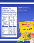 Mahatma Yellow Rice Mix LongGrain Rice Stovetop or Microwave Rice GlutenFree and Kosher 20Minute Rice 10 Ounces Pack of 12