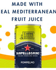 Sanpellegrino Italian Sparkling Drink Pompelmo Sparkling Grapefruit Beverage 1115 Fl Oz Can