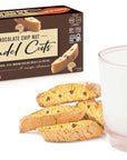 Manischewitz Chocolate Chip Nut Mandel Cuts 6oz Dairy Free Gluten Free  Grain Free Biscotti Kosher for Passover